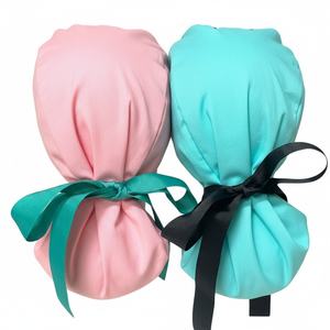 Cuffie Chirurgiche Stampate con Fodera in Raso per Donne Infermiere Medici con Capelli Lunghi Dentisti Protezione per la Testa - Product Image 1