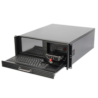 KTB Industrial PC 4U Computer Workstation Q670 Chipset prend en charge 12/13th LGA1700 Core I3/i5/i7 Processeur LCD Display Hot Swap