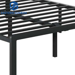 Nuovo Design: Struttura <span class=keywords><strong>Letto</strong></span> in Metallo Resistente con Testiera in Pelle per Casa, Camera da <span class=keywords><strong>Letto</strong></span> e Appartamento - Product Image 4