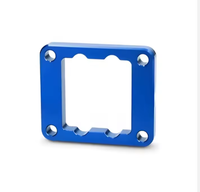 Pièces moulées sous pression en aluminium anodisé de couleur personnalisée, supports de montage usinés avec précision, écrous pour équipement industriel