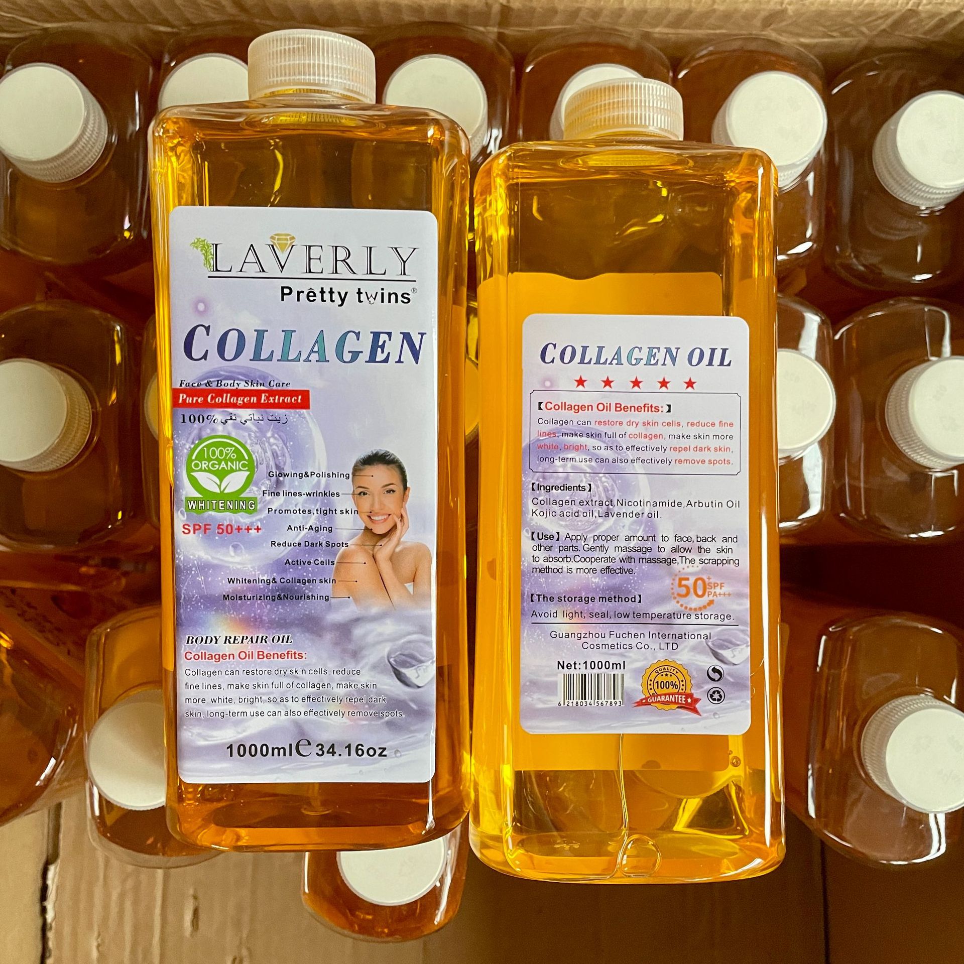 1000 ml d'huile essentielle de collagène