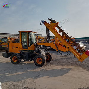 Plataforma de perforación rotativa con cargador de 2 metros, <span class=keywords><strong>cadena</strong></span> presurizada, poste eléctrico, controlador de pila, plataforma de perforación rotativa para caminar montada en engranajes - Product Image 5