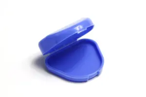 Plastic Dental Retainer Box Denture Box Denture Case