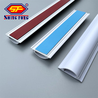 Conduit de goulotte de câble en PVC ignifuge goulotte en PVC auto-adhésive 10x10 15x10 20x10 24x14 16x16 25x16 40x25x25 50x25 60x40 100x60