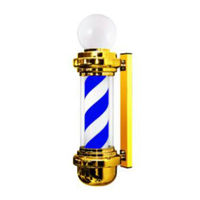 Nouvelle enseigne de salon de coiffure LED cylindrique rétro en cuir, style moderne et minimaliste, rotative et lumineuse, modèle 2025