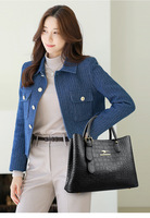Sacs à main de luxe pour femmes en cuir PU, sacs à bandoulière de haute qualité avec sangle réglable, sac à main de bureau et de tous les jours