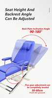 Fauteuil dentaire électrique portable OEM de l'usine Jinnuo avec structure en acier inoxydable et design pliable pour les cliniques dentaires