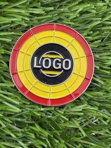 Direkt vom Hersteller: Individuelle Runde Magnetische Metall-Pokerchip Golfball-Marker, Hochzeitsgeschenk, Namensschild-Anhänger, Geringe Mindestbestellmenge - Product Image 5