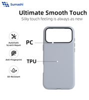 Coque de téléphone 3D HD par sublimation PC+TPU 2-en-1 mate anti-traces de doigts imprimée pour iPhone 17 16 15 14 13 Pro Max Vente en gros