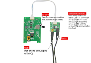 DACAI Новый 3,5 дюймов DC24320DN035 TFT Модуль дисплея <span class=keywords><strong>RS232</strong></span> последовательный порт ЖК-сенсорный экран для кофейного оборудования дисплей - Product Image 6