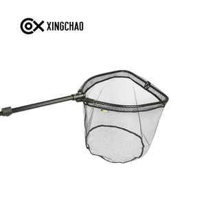 Épuisette de pêche pliable portable économique en alliage d'aluminium haute densité et nylon pour la pêche en lac - Product Image 2