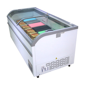 China Frozen Foods Display Sliding Glass Door Aht Cabination <b>Freezer</b> for Meat Shop 20ae Aht Island <b>Freezer</b> - Product Image 5
