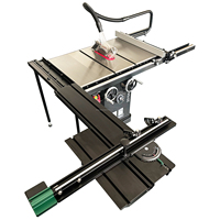 Article # Scie à table verticale 25104S de 10 pouces 3HP avec collecteur de poussière 2HP et moteur