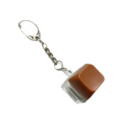 Bouton de décompression à haute transparence pour clavier mécanique, bouton anti-stress amusant pour les doigts, porte-clés de décompression