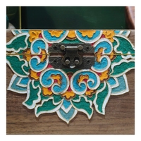 Boîte cloisonnée d'art oriental fait à la main Dunhuang Caisson Souvenir de mariage de qualité supérieure