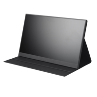 Écran portable pour ordinateur portable de 15,6 pouces avec double moniteur, écran tactile externe LCD 1080P