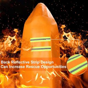 Manta Ignífuga Personalizable Extra Grande de Fibra Naranja para Protección de Cabeza y Escape de Emergencia, Venta al por Mayor - Product Image 2