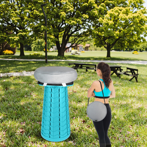New Combos Portable Outdoor <strong>Stool</strong> <strong>Collapsible</strong> Telescopic Retractable <strong>Stool</strong> with Storage Cushion Bag - Product Image 2
