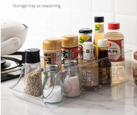 Offre Spéciale empilable Transparent PET réfrigérateur organisateur bacs Pop Soda peut distributeur clair boisson support de stockage pour réfrigérateur
