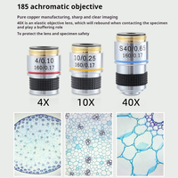 WEIAI Meilleure Vente Microscope Numérique Écran HD Binoculaire Biologique 400x Cellulaire Biologique pour Laboratoire Médical