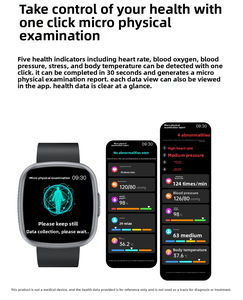 สมาร์ทวอทช์รุ่นใหม่ขายดีที่สุด ET593 พร้อมฟังก์ชันตรวจวัดคลื่นไฟฟ้าหัวใจ (ECG) และการเปลี่ยนแปลงของเลือด (PPG) ตรวจวัดกรดยูริกและไขมันในร่างกาย  ชาร์จผ่าน USB ตัวเรือนโลหะและซิลิกาเจล รองรับการโทร - Product Image 6