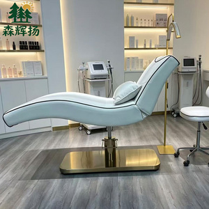 Table de massage de luxe pour salon de beauté, <span class=keywords><strong>lit</strong></span> de massage facial pour esthéticienne, spa <span class=keywords><strong>médical</strong></span>, soins du visage, <span class=keywords><strong>lit</strong></span> cosmétique pour cils - Product Image 3