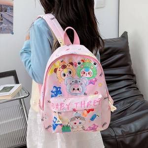 BoTu Kawaii Baby tre zaino Cartoon scuola materna zainetto per bambini di 3-6 anni Casual ragazzi ragazze borsa a scuola - Product Image 1