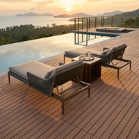 Dalles WPC Co-extrudées 2ème Génération 30x60/30x90cm avec Couvercle de Protection Étanche Écologique pour Extérieur, Revêtement de Sol Emboîtable de Luxe
