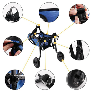Aides à la mobilité <span class=keywords><strong>pour</strong></span> chiens handicapés aux pattes arrière, utilisation médicale, léger, réglable, <span class=keywords><strong>fauteuil</strong></span> <span class=keywords><strong>roulant</strong></span> <span class=keywords><strong>pour</strong></span> animaux de compagnie - Product Image 3