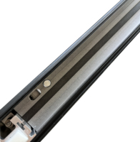 Fenêtre pliante résidentielle en aluminium Penjoy, étanche et insonorisée, avec grand vitrage