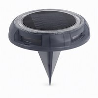 Lampes solaires bleu-gris pour allées, patios et chemins de piscine, LED 3000K 8lm, panneau de 75 mm, batterie Ni-MH 800 mAh
