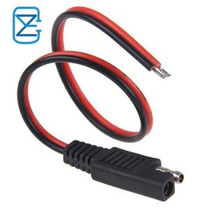 14AWG 2 Pin SAE için SAE konnektör uzatma kablosu hızlı kes konnektör kablo tesisatı otomotiv için GÜNEŞ PANELI SAE fiş - Product Image 5