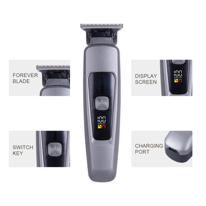 Máquina <span class=keywords><strong>de</strong></span> afeitar <span class=keywords><strong>de</strong></span> corte profesional con pantalla Digital, recortadora <span class=keywords><strong>de</strong></span> <span class=keywords><strong>pelo</strong></span> recargable inalámbrica <span class=keywords><strong>para</strong></span> hombres, suministros <span class=keywords><strong>de</strong></span> peluquería - Product Image 3