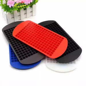 Moule à glaçons en silicone sans BPA, 160 compartiments, personnalisable, avec couvercle, pour congélation alimentaire et préparation de repas - Product Image 2