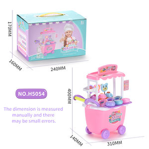 Faire semblant <span class=keywords><strong>de</strong></span> jouet pâtisserie gâteau bonbons chariot chariot faire semblant <span class=keywords><strong>de</strong></span> jouer nourriture Dessert ensembles enfant jouet avec <span class=keywords><strong>musique</strong></span> et éclairage - Product Image 6