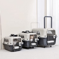 Sac à dos pliable pour chat de petite taille, directement de l'usine, respirant, boîte de transport pour animaux de compagnie, porte en métal pour le transport d'animaux