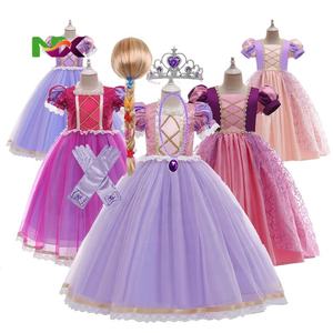 <span class=keywords><strong>Disfraz</strong></span> de Princesa Rapunzel para Niñas, Vestido de Cosplay de Sofía, Vestidos de Fiesta de Navidad para Niñas - Product Image 1