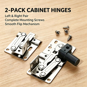 Engsel Lipat 45 Derajat untuk Kabinet Wastafel, Kabinet Sepatu, Tempat Penyimpanan yang Dapat Dimiringkan, Peredam Penutup Lembut, Engsel Pegas, Perlengkapan Perkakas - Product Image 1