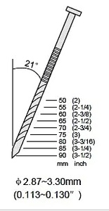 TY80821 Cloueur pneumatique pour terrasses et planchers en bois, puissance de vissage puissante, enfile les clous dans tous les types de bois de construction - Product Image 5