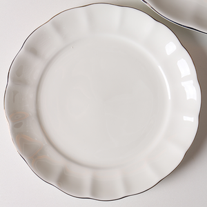 20 cái sang trọng sứ Bộ đồ ăn nổi Xương trắng Trung Quốc đặt bữa ăn tối cho khách sạn đám cưới - Product Image 4