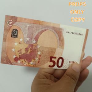 Dinero Falso Realista de Euro para Fiestas, Decoración, Juegos, Tarjetas de Juego de 5, 10, 20, 50, <span class=keywords><strong>100</strong></span>, 200, 500 Euros, Regalo de Navidad y Cumpleaños, Dinero de Juguete - Product Image 4