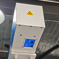 Machine de marquage laser à fibre MOPA 3D à focalisation dynamique Galvo, automatique PLT/DST, CNC, refroidie par air, haute vitesse, gravure profonde, visuel