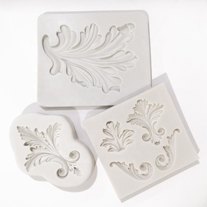 D5065 Bingkai Foto Eropa Beragam Gaya Bingkai Relief Fondant Kue Gula Hiasan Gantung Ornamen Cetakan Resin Silikon 3D Cetakan - Product Image 3