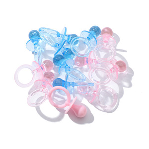 Ornements de sucette en acrylique transparent HLC, décorations suspendues en cristal, décoration de table pour baby shower, fournitures pour fête de baptême de bébé - Product Image 2