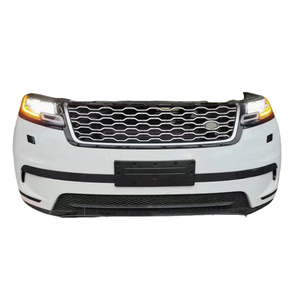 Pour Range Rover <span class=keywords><strong>Evoque</strong></span> VELAR Sport Kit de carrosserie de pare-chocs avant et arrière radiateur radar garde-boue capot phares - Product Image 2