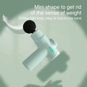 Mini appareil portable avec écran LED, 4 têtes, soulagement de la douleur, relaxation du corps, <span class=keywords><strong>massage</strong></span> profond des tissus, <span class=keywords><strong>pistolet</strong></span> de <span class=keywords><strong>massage</strong></span> professionnel haute <span class=keywords><strong>efficacité</strong></span> - Product Image 5