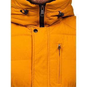 Chaqueta acolchada de invierno con bolsillo de manga y logotipo personalizado de alta calidad, ropa acolchada de manga larga para hombre, chaquetas de burbujas al por mayor - Product Image 4