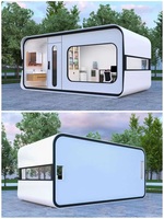 M 2025 Maisons en conteneur économiques Petites cabines Apple modulaires préfabriquées comprenant des dosettes de jardin et des hôtels capsule