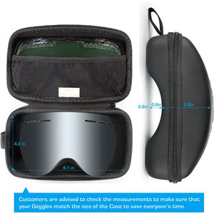 תיק zipper eva קשה עבור סקי ו snowboarding משקפי שמש ידידותי לסביבה <span class=keywords><strong>pouch</strong></span> משקפי שמש <span class=keywords><strong>pouch</strong></span> - Product Image 4