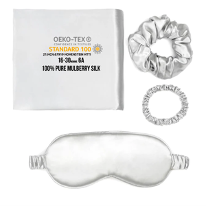 Juego de fundas de almohada de seda Mulberry 100%, juego de fundas de almohada para dormir, buen cabello y piel, juego de regalo con caja - Product Image 6